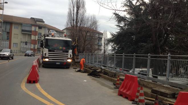 Asti: lavori in corso per ristrutturare il cavalcavia Giolitti