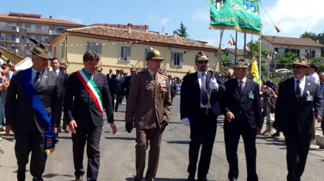 Asti a L'Aquila per raccogliere la stecca dell'Adunata degli Alpini