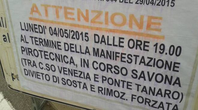 Stasera ad Asti è il Lunedì dei Fuochi, Corso Savona chiuso dalle 19