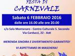 Sabato 6 Febbraio la festa di Carnevale dell'APRI di Asti