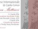 Nizza Monferrato ospiterà i vincitori del 5° Concorso Internazionale di canto lirico "Franca Mattiucci"