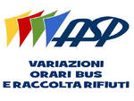 25 aprile: per Asp bus festivi e variazioni nella raccolta rifiuti