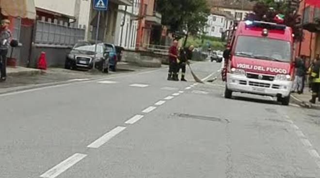 Incidente stradale a Canelli dal Palazzetto dello Sport: 2 feriti 