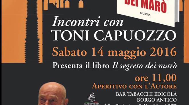 Sabato 14, Tony Capuozzo presenta il libro "Il segreto dei Marò"