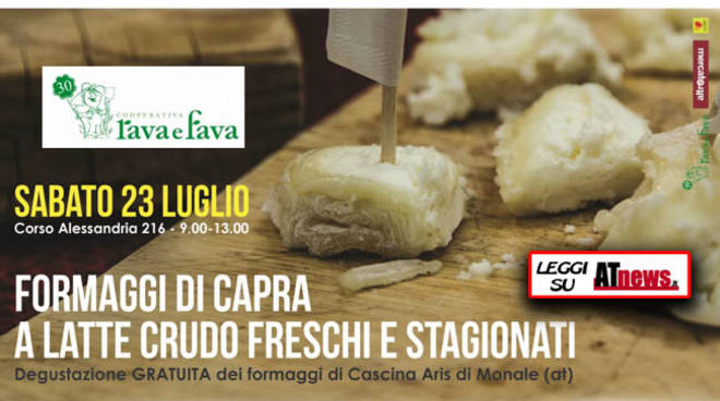 Alla Rava e Fava sbarcano i formaggi di capra a latte crudo di Cascina Aris