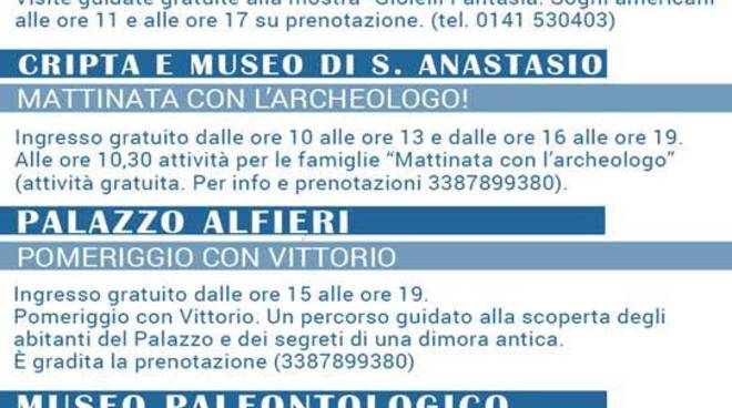 Asti, a Ferragosto musei aperti e quasi tutti gratuiti