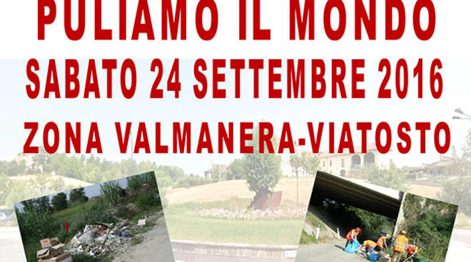 ''Puliamo il mondo'' ritorna ad Asti sabato 24 settembre