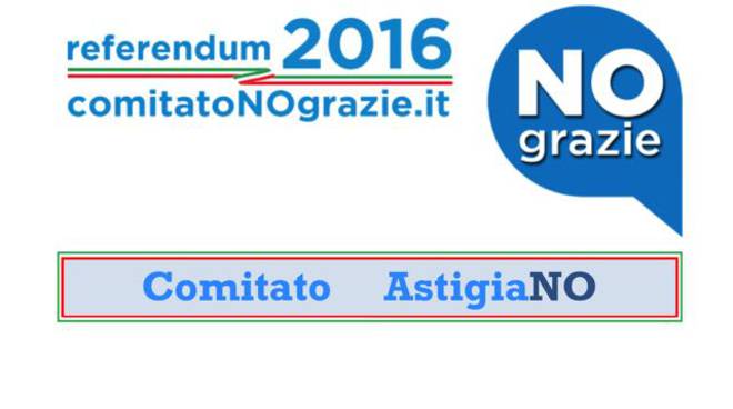 Asti, costituito il comitato referendario "No Grazie"