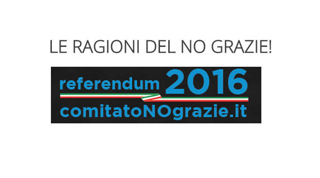 Asti: costituzione Comitato "NO, Grazie" per il referendum costituzionale con sede in via Carducci