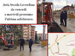 Asti. Strada Laverdina, da venerdì a martedì prossimo l’ultima asfaltatura.