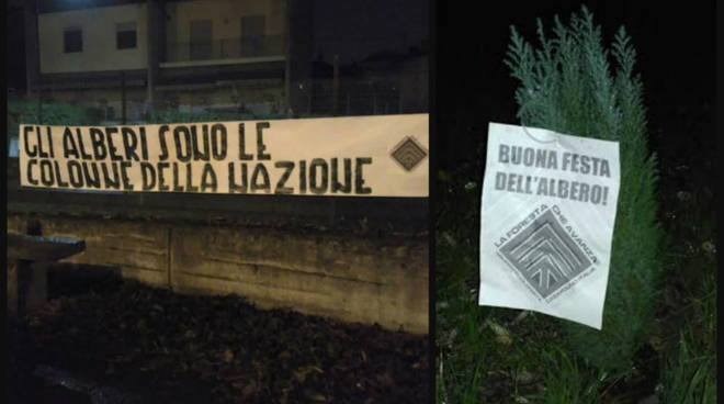 Festa dell'albero, piantati alberi ad Asti e in tutta Italia dal gruppo ecologista di CasaPound