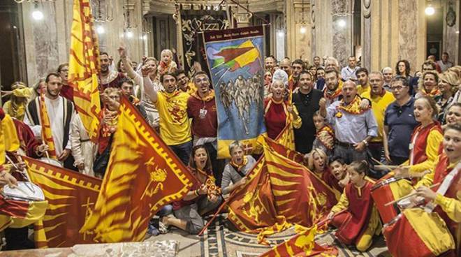 Sabato 26 novembre a Nizza Monferrato le cena per festeggiare la vittoria del Palio di Asti