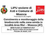 LIPU: a Moasca un progetto per la realizzazione di una riserva Naturale