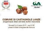 Castagnole delle Lanze, il Comune promuove due serate sulla nocciola