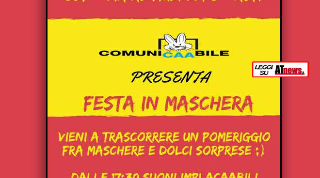 Festa in maschera con ComuniCAAbile