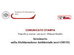 Camera di Commercio di Asti: seminario sulla Dichiarazione Ambientale 2017 (MUD)