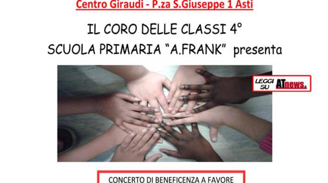 Asti, la Scuola Anna Frank in concerto per sostenere l’Associazione Comunicaabile