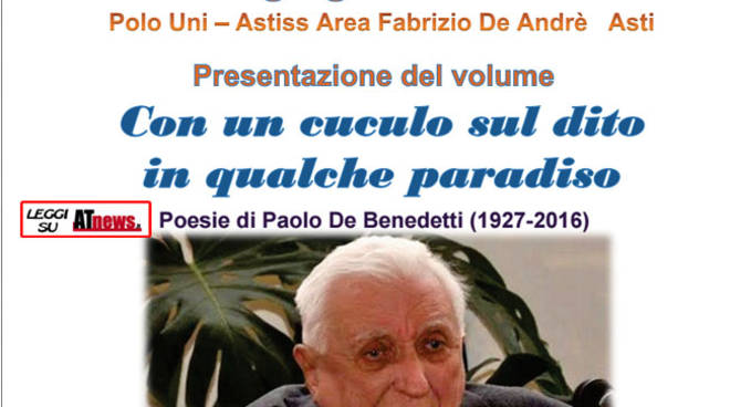 Uniastiss, il 16 giugno la presentazione del libro di Paolo De Benedetti