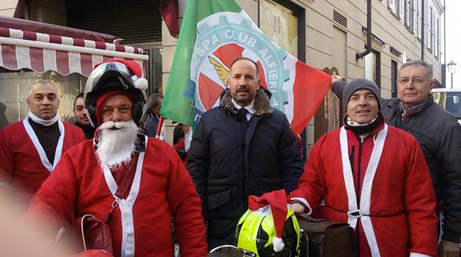 Babbo natale vespa