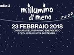 m'illumino di meno 2018