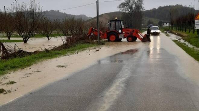 danni maltempo strade provincia asti