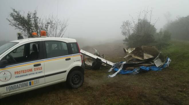 Intervento protezione civile asti riva destra Tanaro 