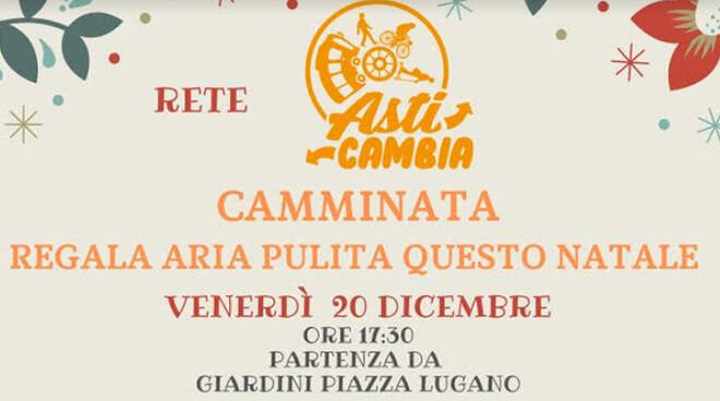 Camminata “Regala aria pulita questo Natale”