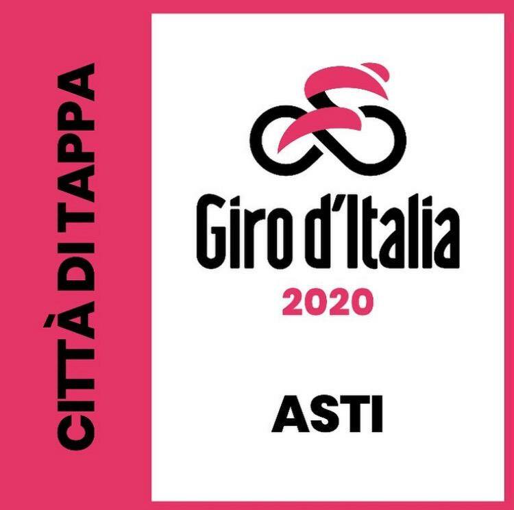 Logo giro Italia 2020 Asti 