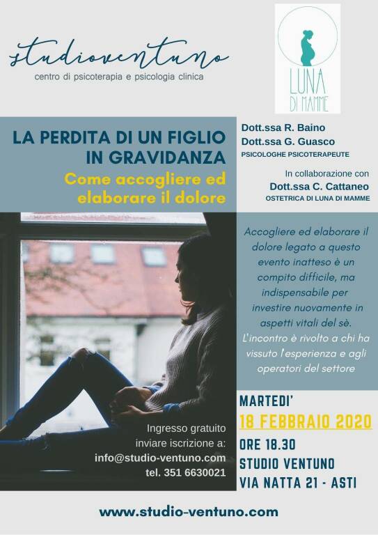 incontro su come accogliere ed elaborare il dolore della perdita di un figlio durante la gravidanza