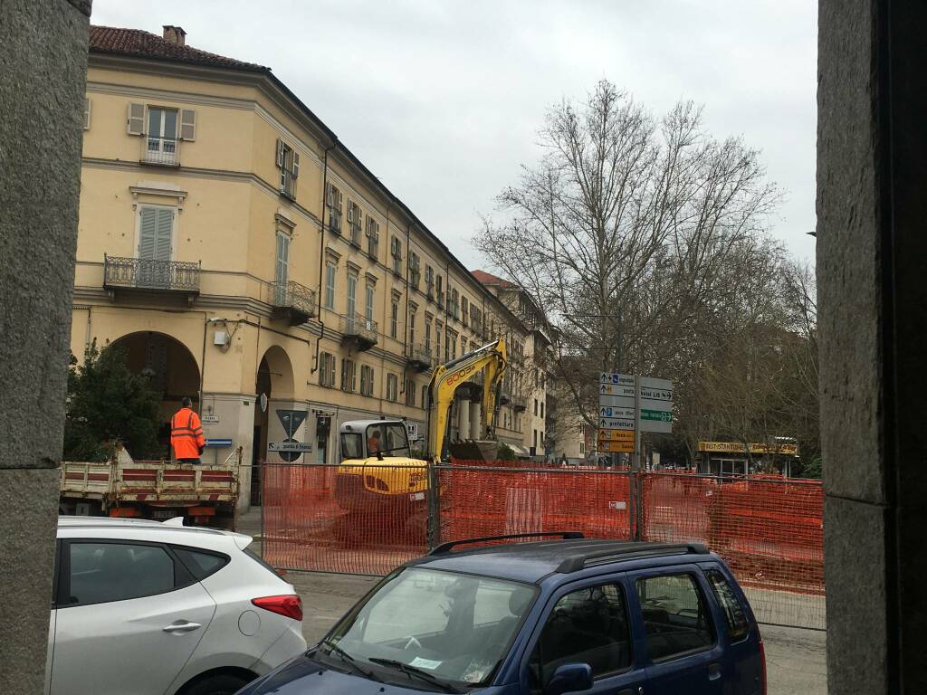 lavori in piazza alfieri asti