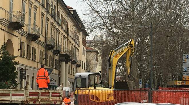 lavori in piazza alfieri asti