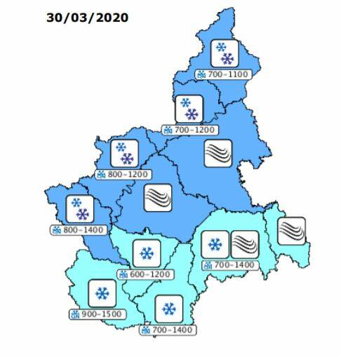 precipitazioni 30 e 31 marzo 2020 previsioni arpa