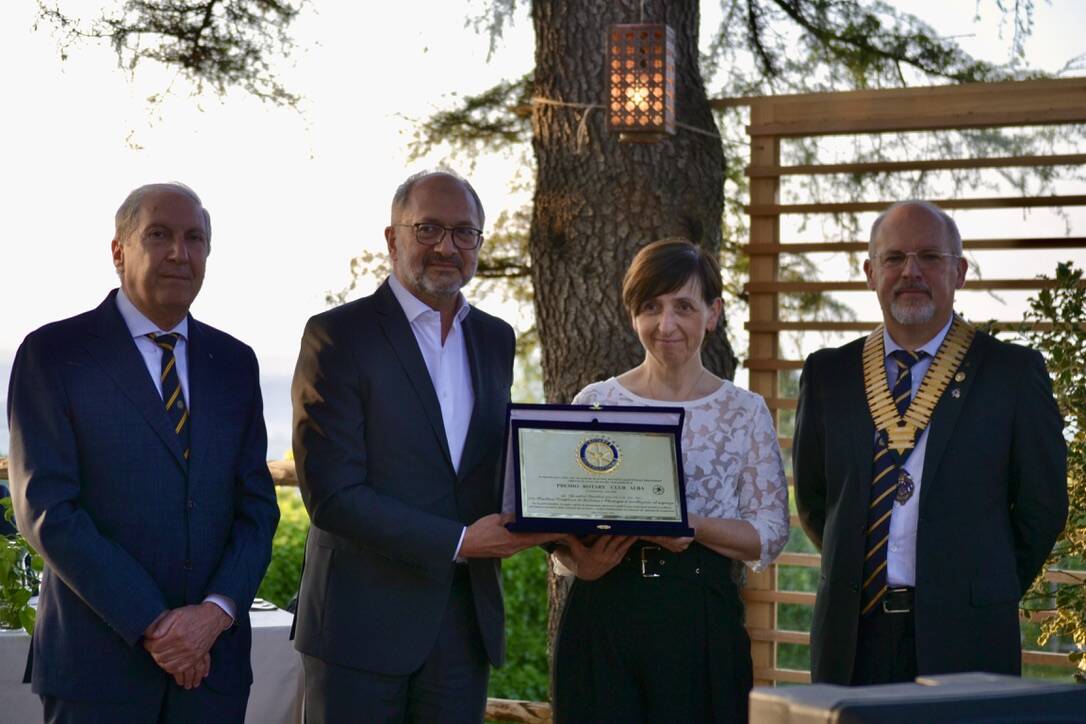 Consegna del premio Rotary Club di Alba e insediamento del nuovo Presidente Enrico Strada