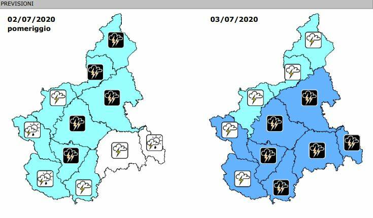 previsioni precipitazioni 02072020