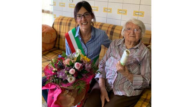 105 anni piea agostina candelo