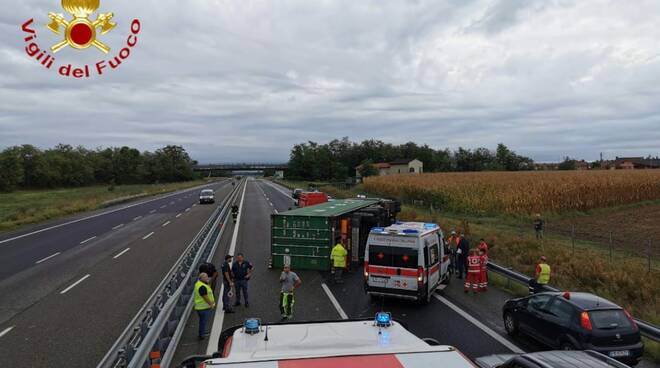 incidente autostrada a21