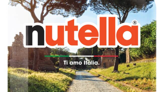 Nutella: "Ti amo italia"