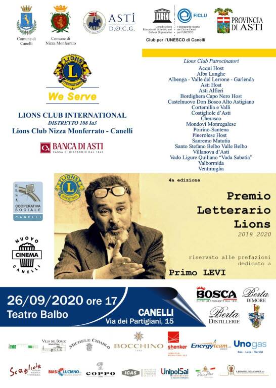 premio letterario lions 2020