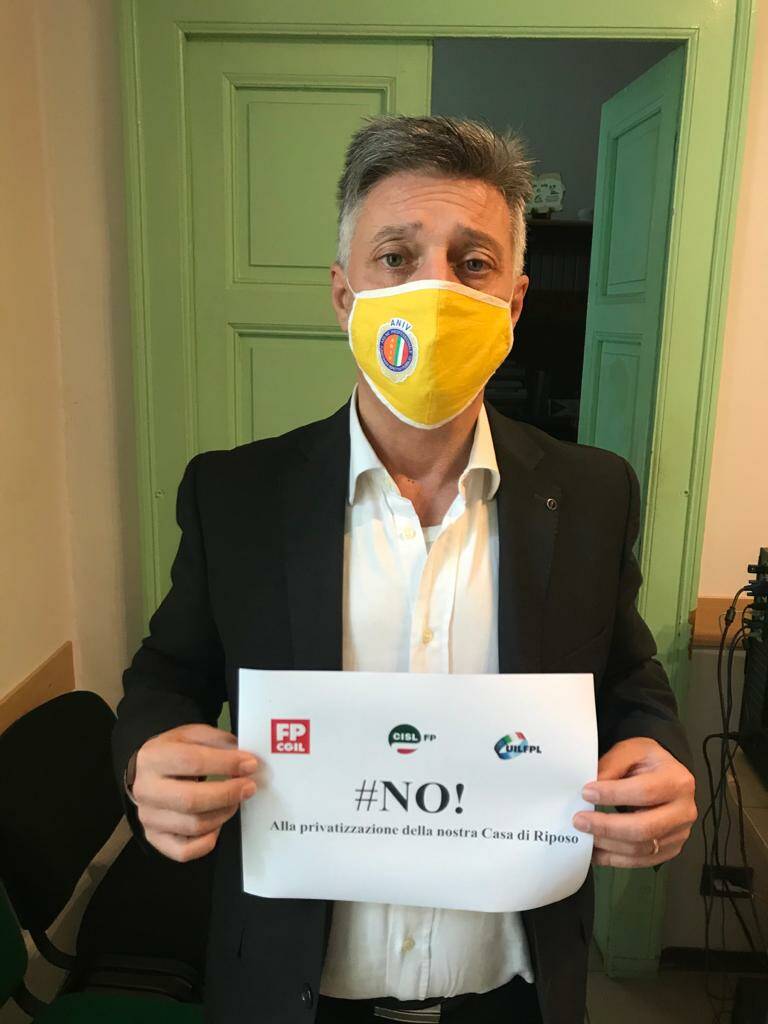 campagna Cgil Cisl Uil " #NO! alla privitazzazione della nostra Casa di Riposo "