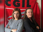  Giorgia Perrone, Segretaria Provinciale SLC CGIL Asti, e Patrizia Bortolin, RSU SLC CGIL Asti.