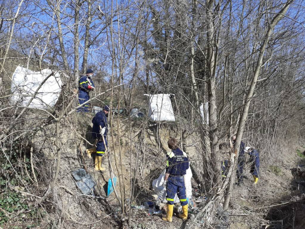 intervento volontari protezione civile castello di belangero