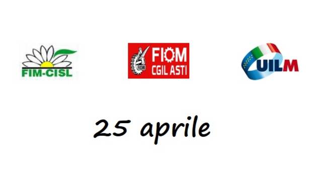 25 aprile oo.ss.