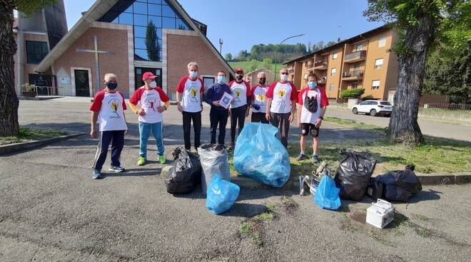 sfida raccolta rifiuti Ambasciatori per lo Sport della città di Asti