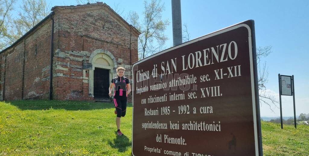 chiesa romanica di san lorenzo tigliole giornarunner