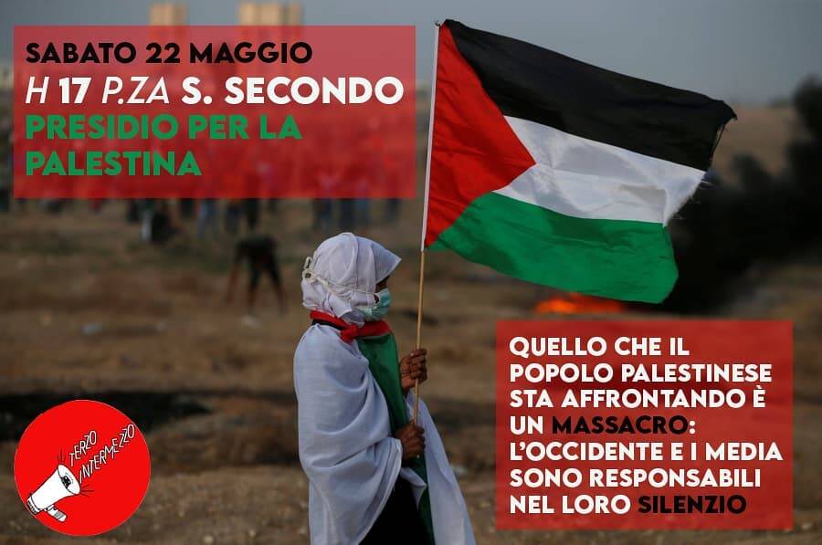 presidio per la palestina terzo intermezzo