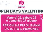 open days valentino 25 26 27 giugno