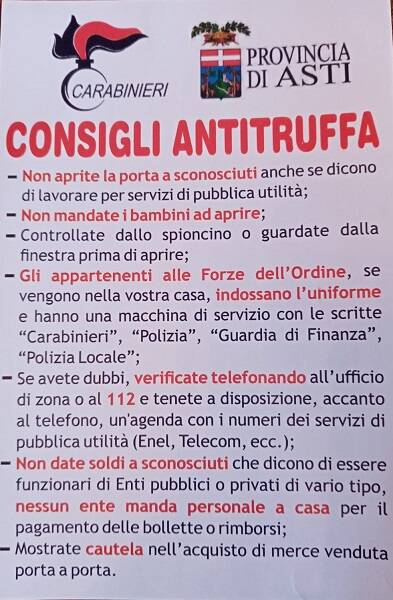 consigli antitruffa