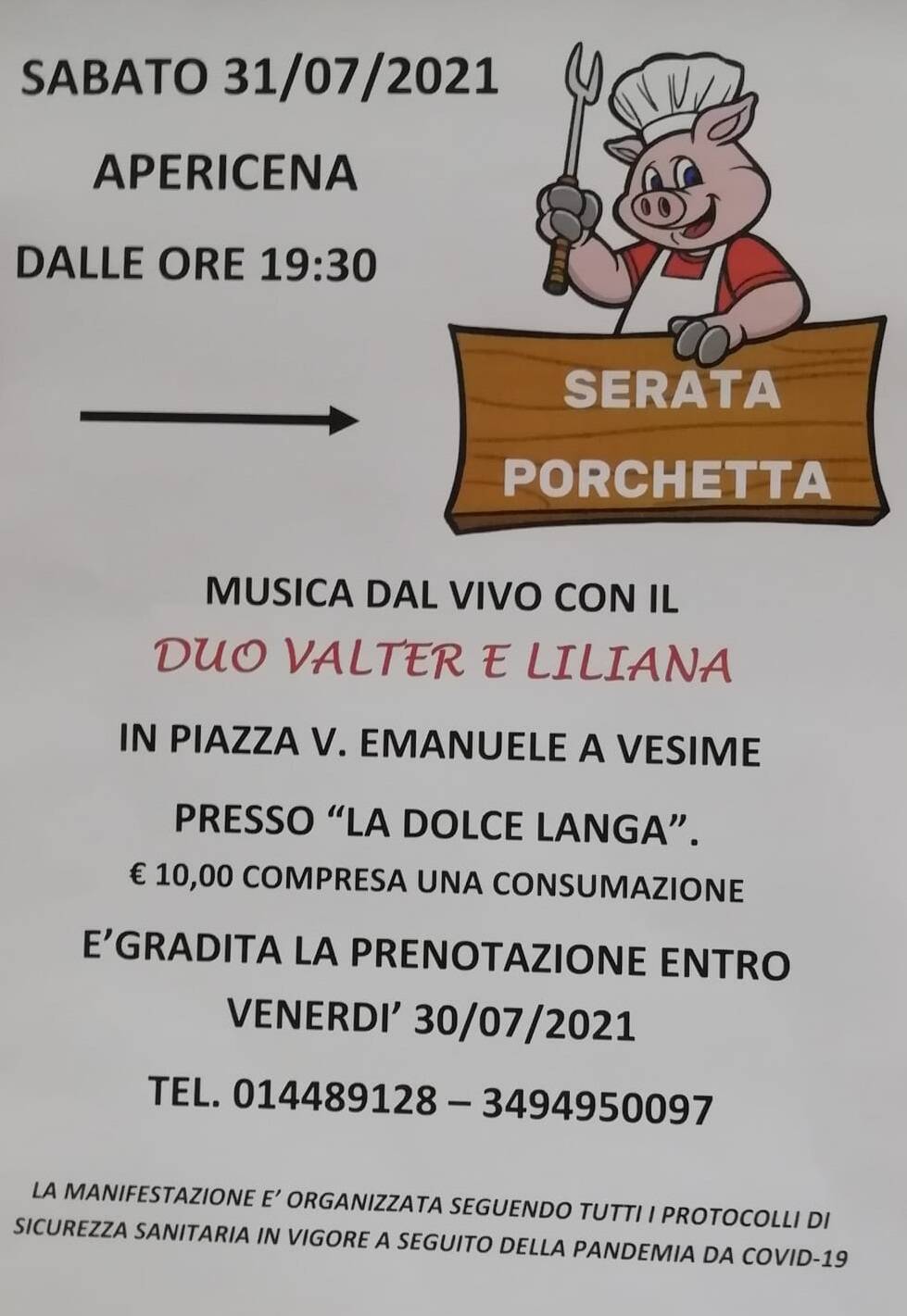 serata porchetta