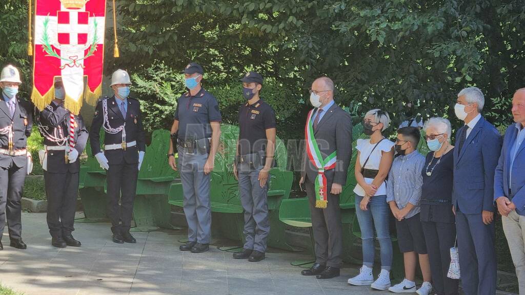 Cerimonia di commemorazione ad Asti in ricordo di Mauro Alganon 