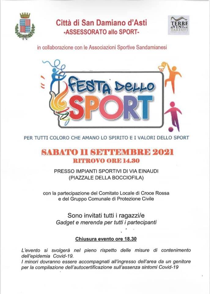 festa dello sport san damiano